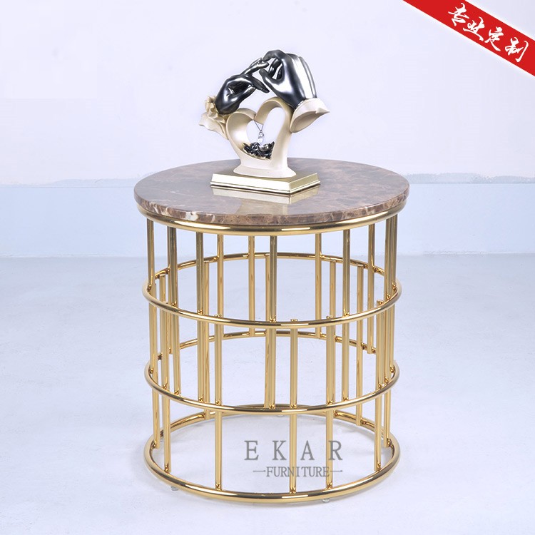 Contemporary Living Room Furniture Black Toughened Glass Top New Design Side Table