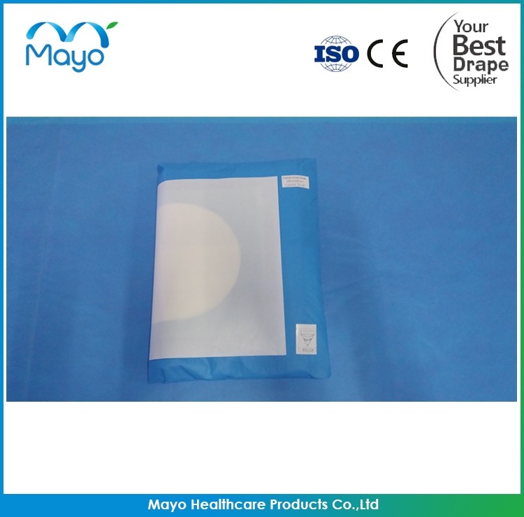 Green Surgery Craniotomy Drape Pack with Fluid Collection Pouch