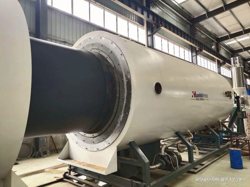 Water/Oil/Natural Gas Supply HDPE Pipe Extrusion Machine PE Insulated Pipe Extrusion Line
