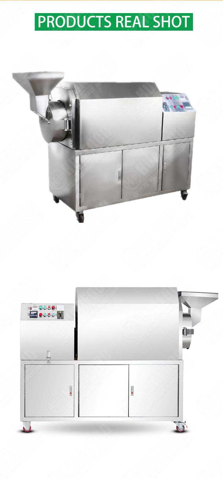 Nut roasting machine / nut roaster / grain roaster for peanut , soybean seed , barley