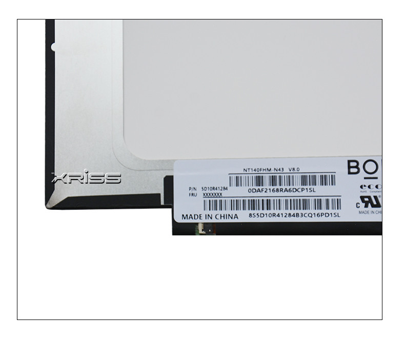 NT140FHM-N43 14.0 Slim Narrow 1920*1080 EDP 30Pins Laptop LCD Screen Panel