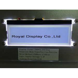  Custom Size 240X64 STN Parallel FFC UC1611s Controller Graphic LCD Module Serial Cog Monochrome Manufactures