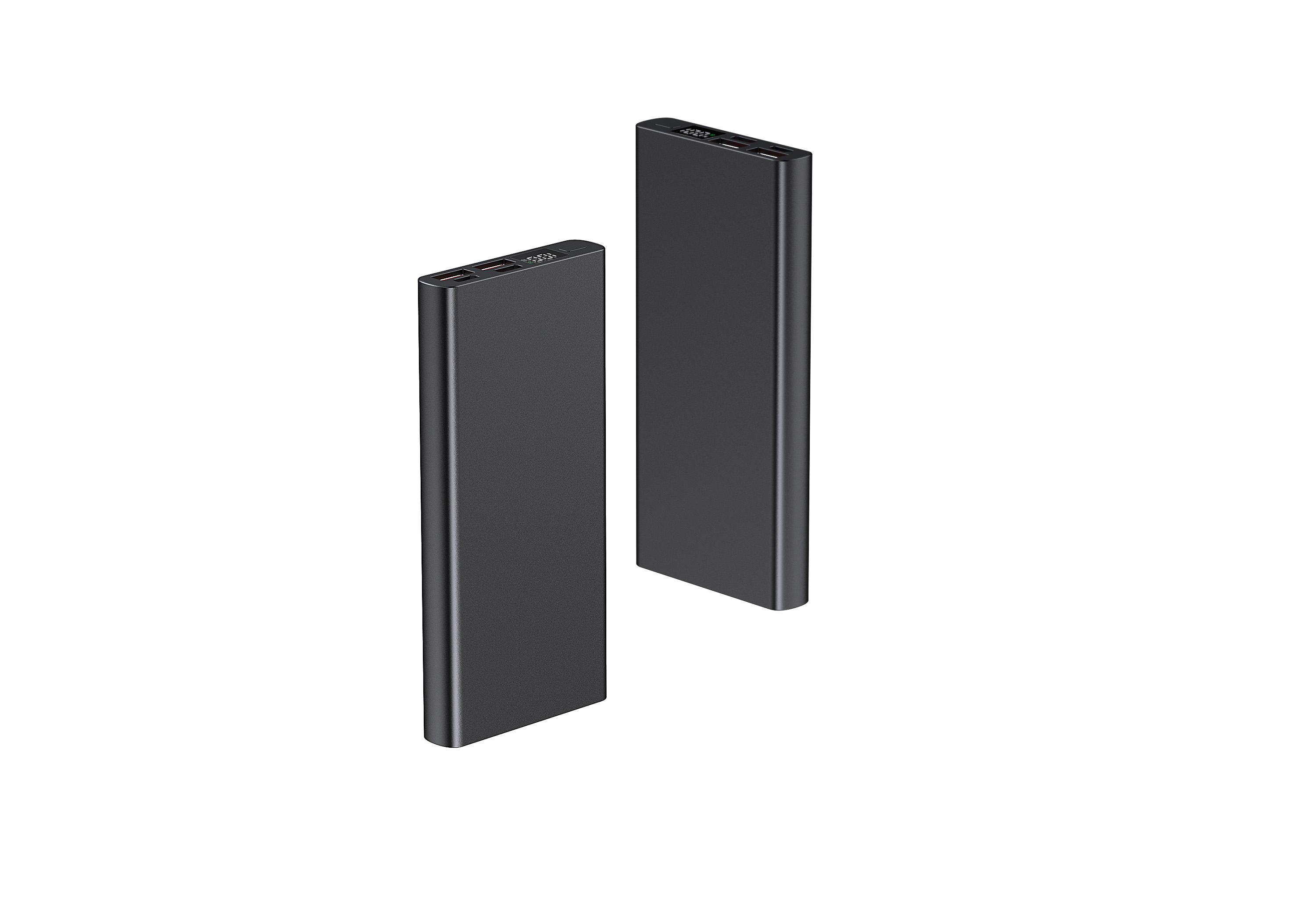 Quick Charge 3.0 22.5W 10000mAh/20000mAh Metal Power Bank for Mobile Devices Charging