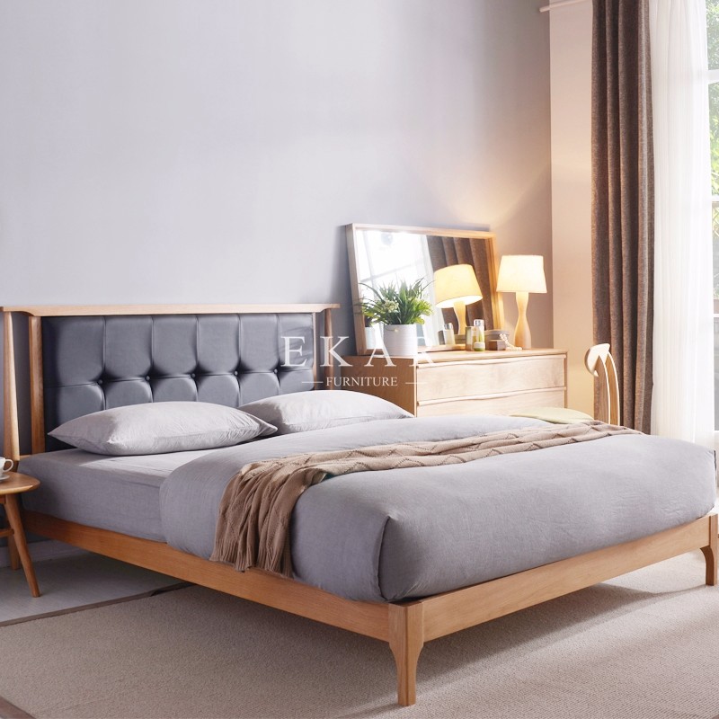 Nordic Style Bed Frame King Size Adult Loft Bed