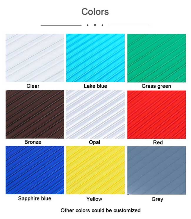 Solid Aluminium U Polycarbonate Sheet Accessories