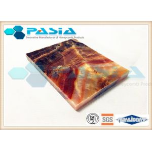 Flexible Honeycomb Stone Panels With Sound / Heat Insulation Hammer Bushed