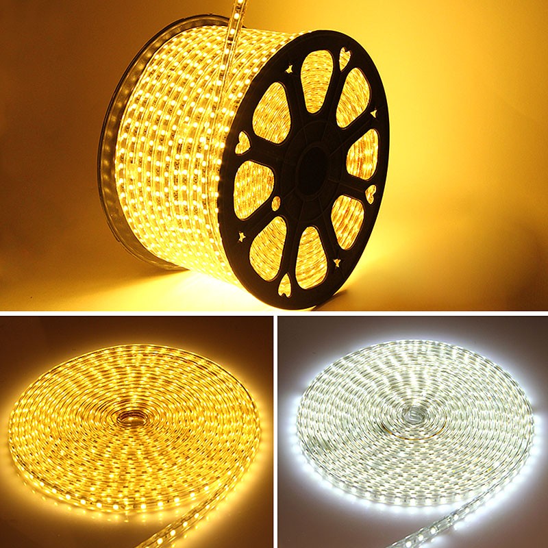 100m RGB Strip Light for Landscape Waterproof Warm White LED WiFi Remote Control DMX Compatible