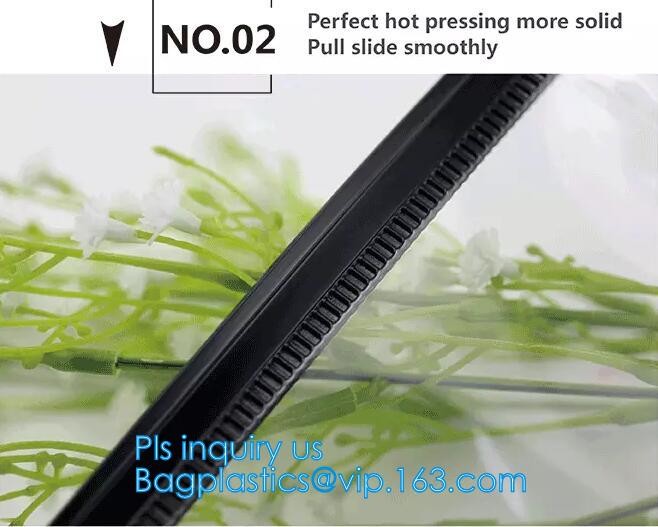 fashion thick clear retail custom printed pvc slider zipper bag, mini plastic zipper cosmetic slider zip bags with print