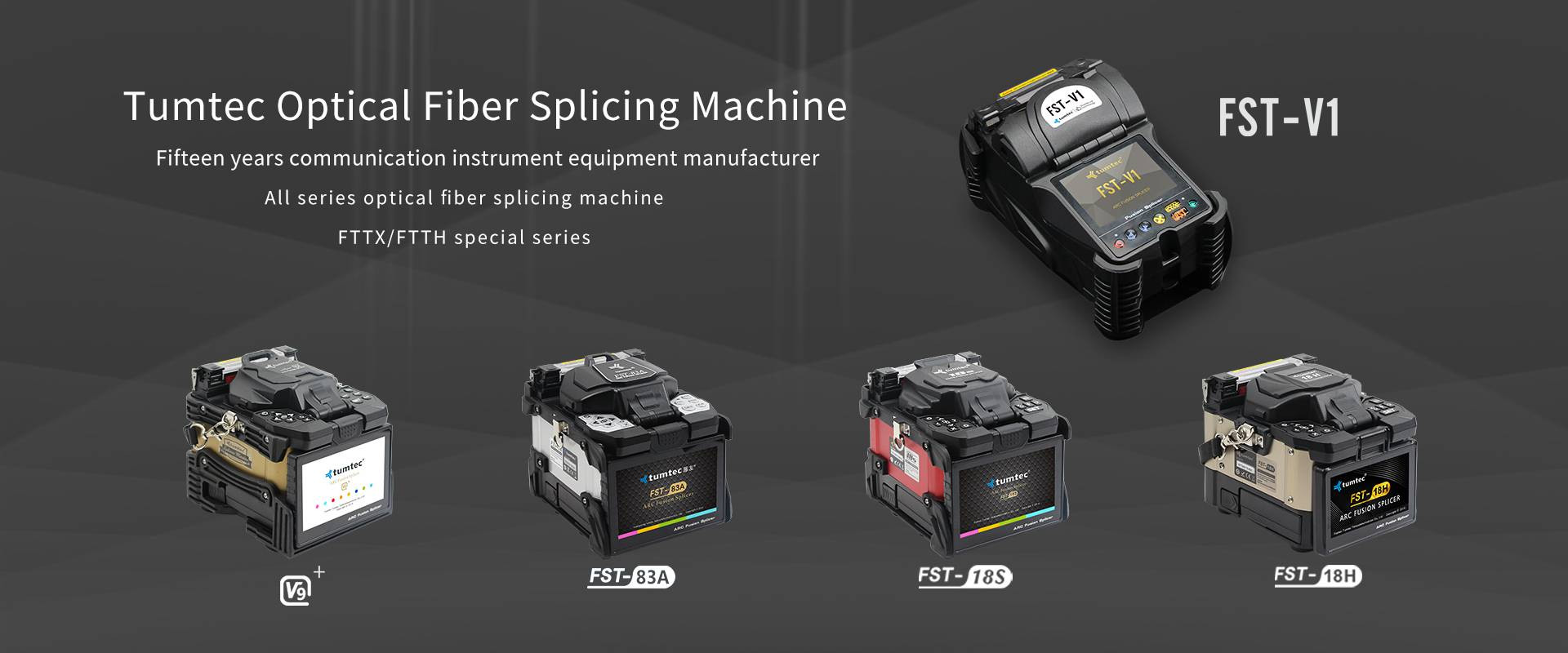 FST-18H Optical Fiber Fusion Splicer , FTTH Tumtec Splicing Machine 5000 arcs