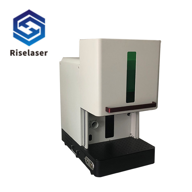 White Cabinet 20W 30W 50W Fiber Laser Engraving Machine