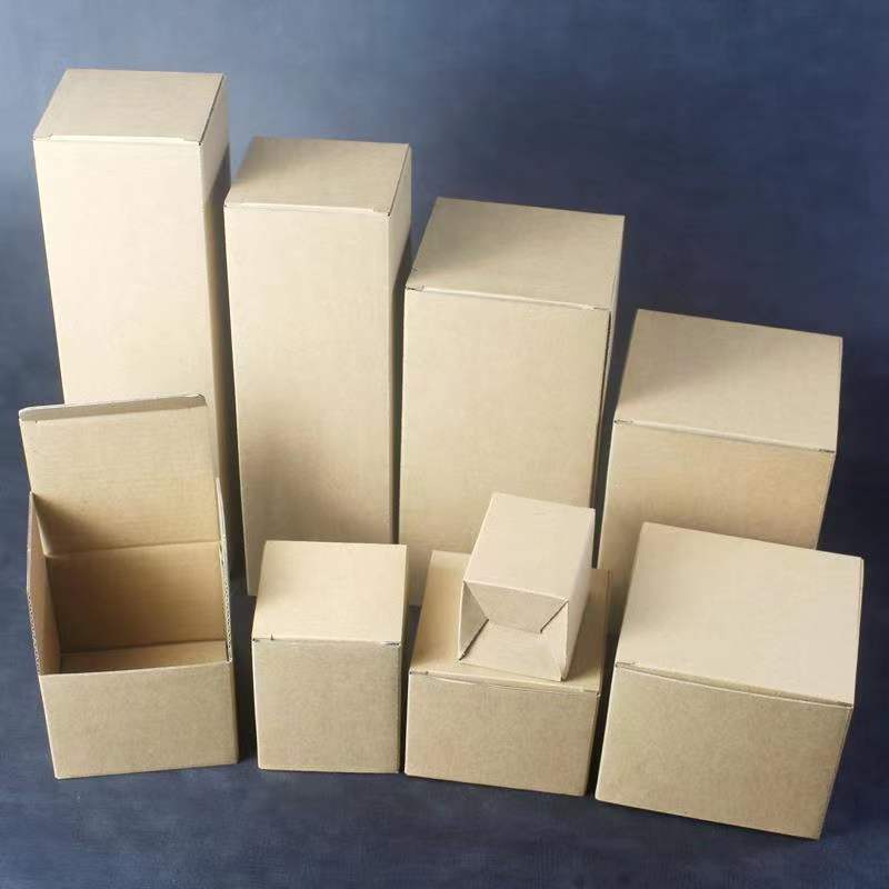 Kraft Paper Box For Cosmetic Packaging L*W*H cm ---According to your specific request