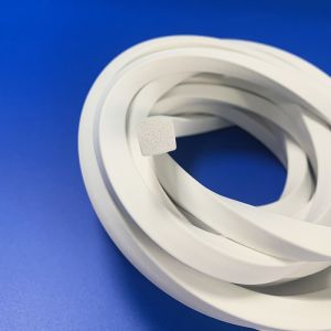Custom Silicone Foam Gasket Strips with Adhesive Backing