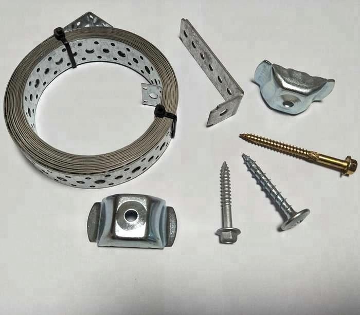 Galvanised Steel Band Metal Fixing Strap for Havc Air Condition Duct Process Punching