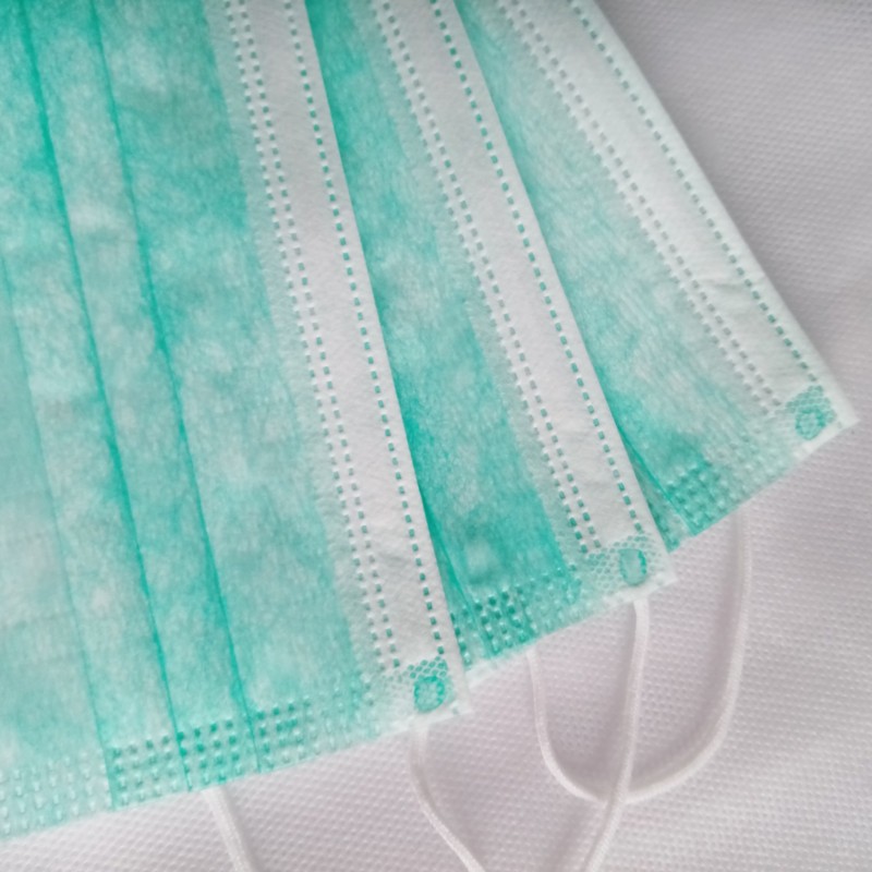 Non Woven Disposable Pollution Mask , Medical Respirator Mask Skin Friendly