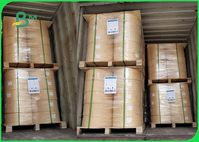 .60gsm 120gsm Food Grade Kraft Paper For Drinking Straw 14MM 15MM Small Slitted