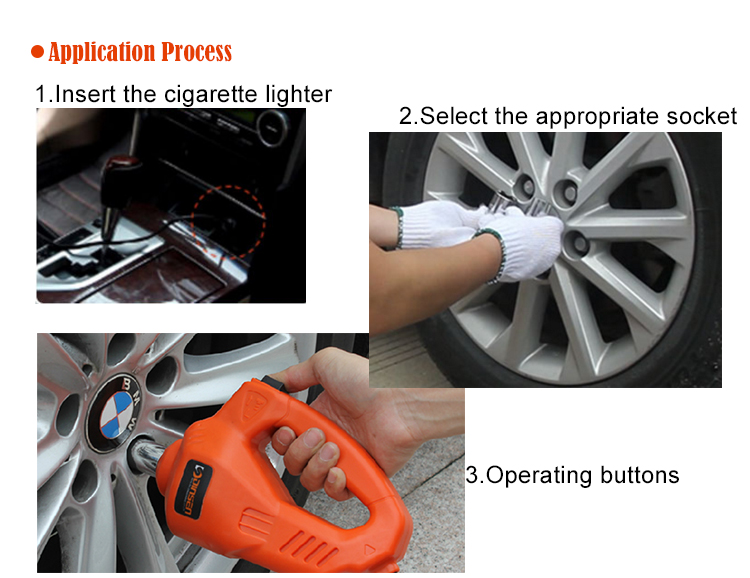 15A Corded Right Angle Impact Wrench Tire Bolt Remover 3.5m Power Cable