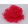 Buy cheap Beautiful High Tenacity PSD Fiber , Red Recycled Polyester Fiber 1.5d*38mm from wholesalers