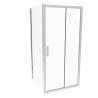 Buy cheap Stainless Steel, Mirrorlight Color, Double Sliding Door With Side Panel from wholesalers