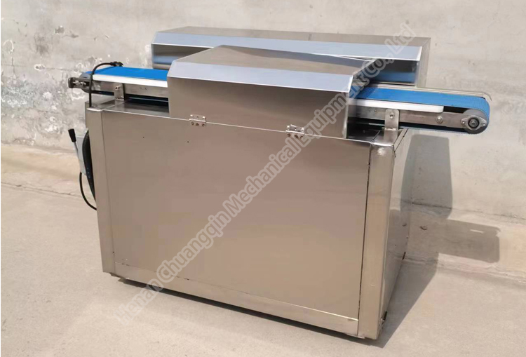 0.75kw Chicken Breast Slicing Machine Chicken Fillet Slice Cutter 3-15m/min