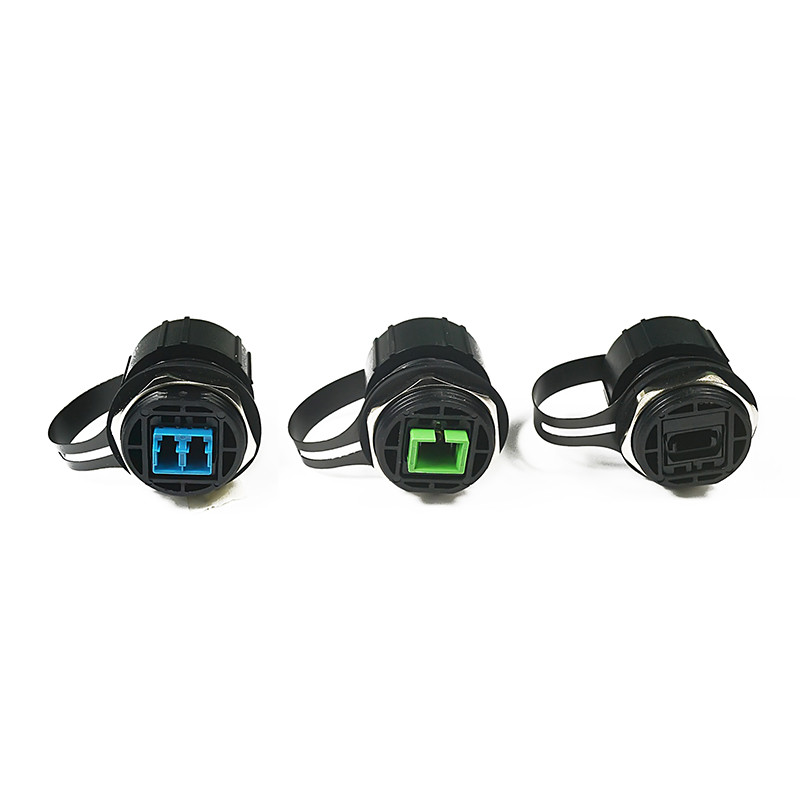 Fiberhub enclosure ODVA SC/LC/MPO IP67 Bulkhead Inline Adapter