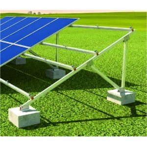 Solar Power plant module mounting structure brackets kit ground mounting system