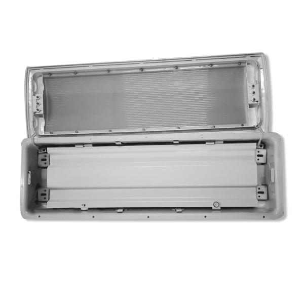 2*20W Railway Carriage Interiors Train Ceiling Light PC ABS For Locomotive