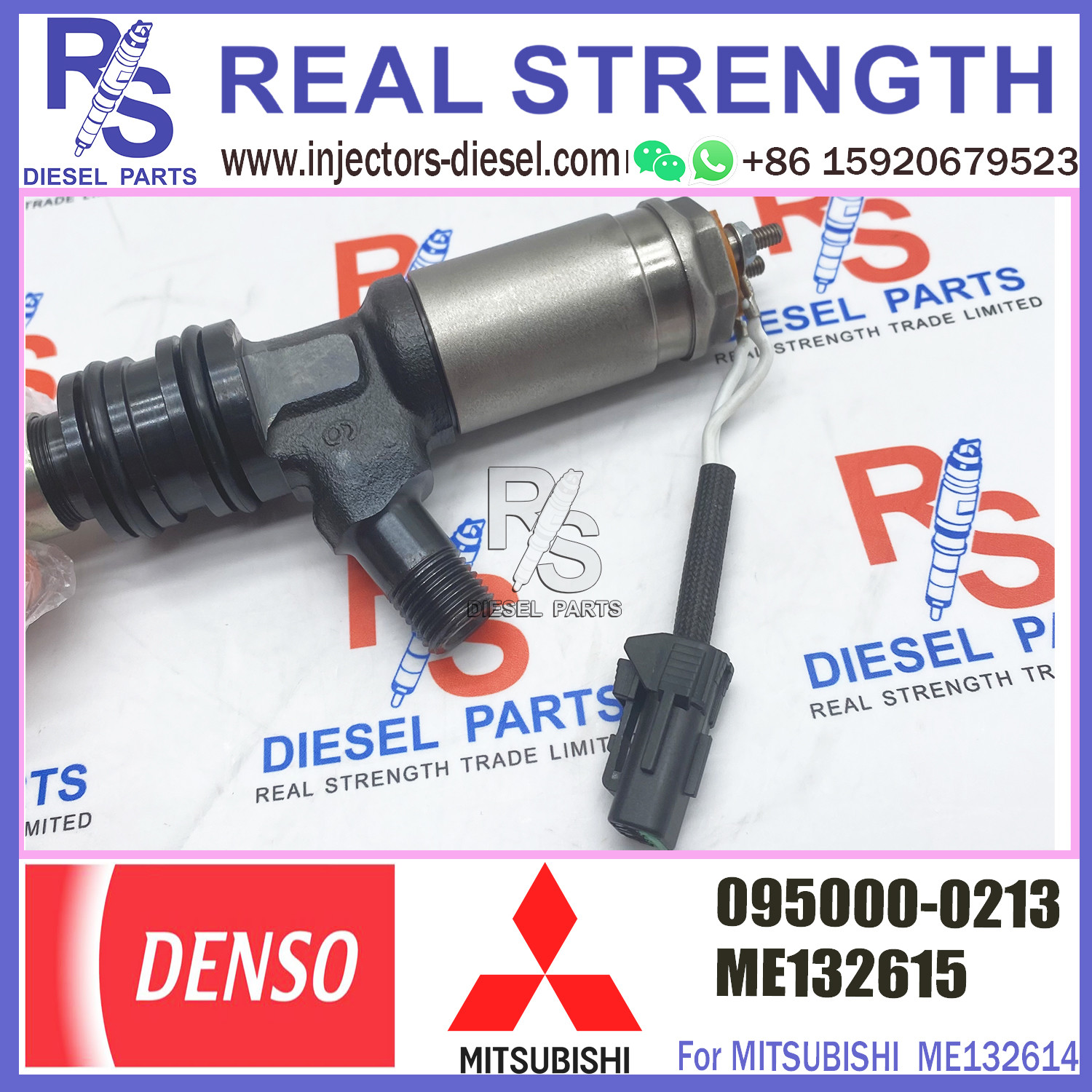 Common Rail Injector Assembly 095000-0212 095000-0213 For MITSUBISHI FH/FK/FM ME132615 ME302570 Fuel injector
