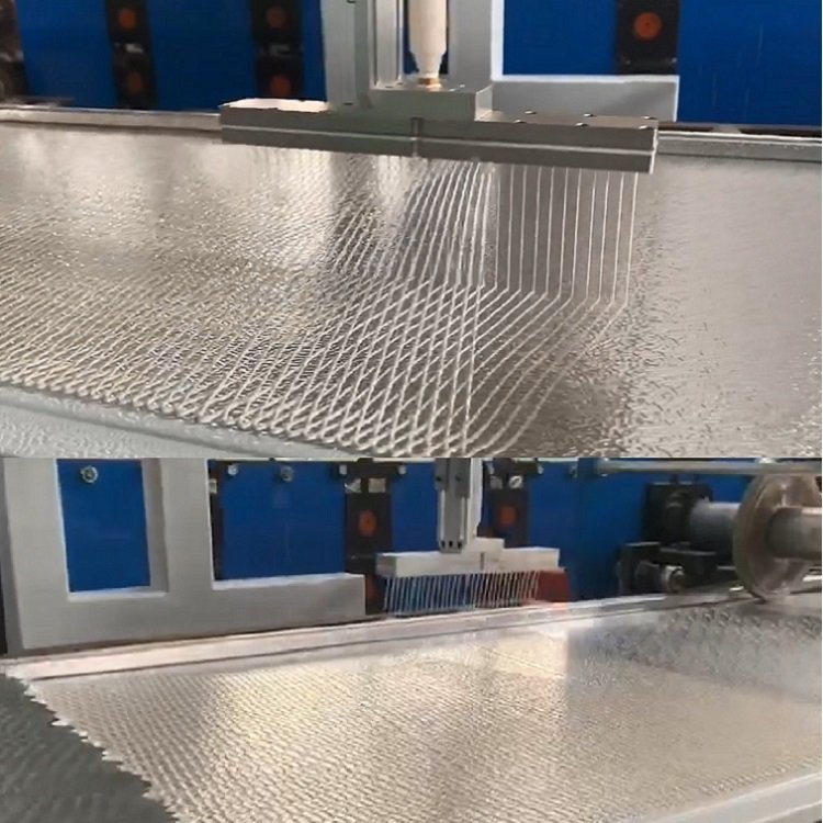 Solid Aluminium Panel PUR PU Epoxy Glue Spraying Machine with AB Glue Potting Applicator