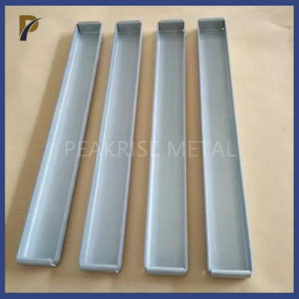 Custom TZM Molybdenum Alloy Parts Molybdenum Boat Box Alloy Boats Molybdenum