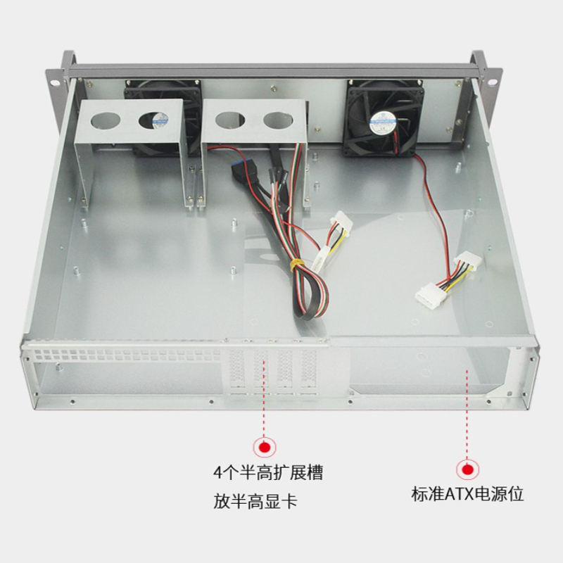 Original 32G Storage 2U Server Customized for Large Power Supply USB3.0 and Performance Industrial Computer Servers