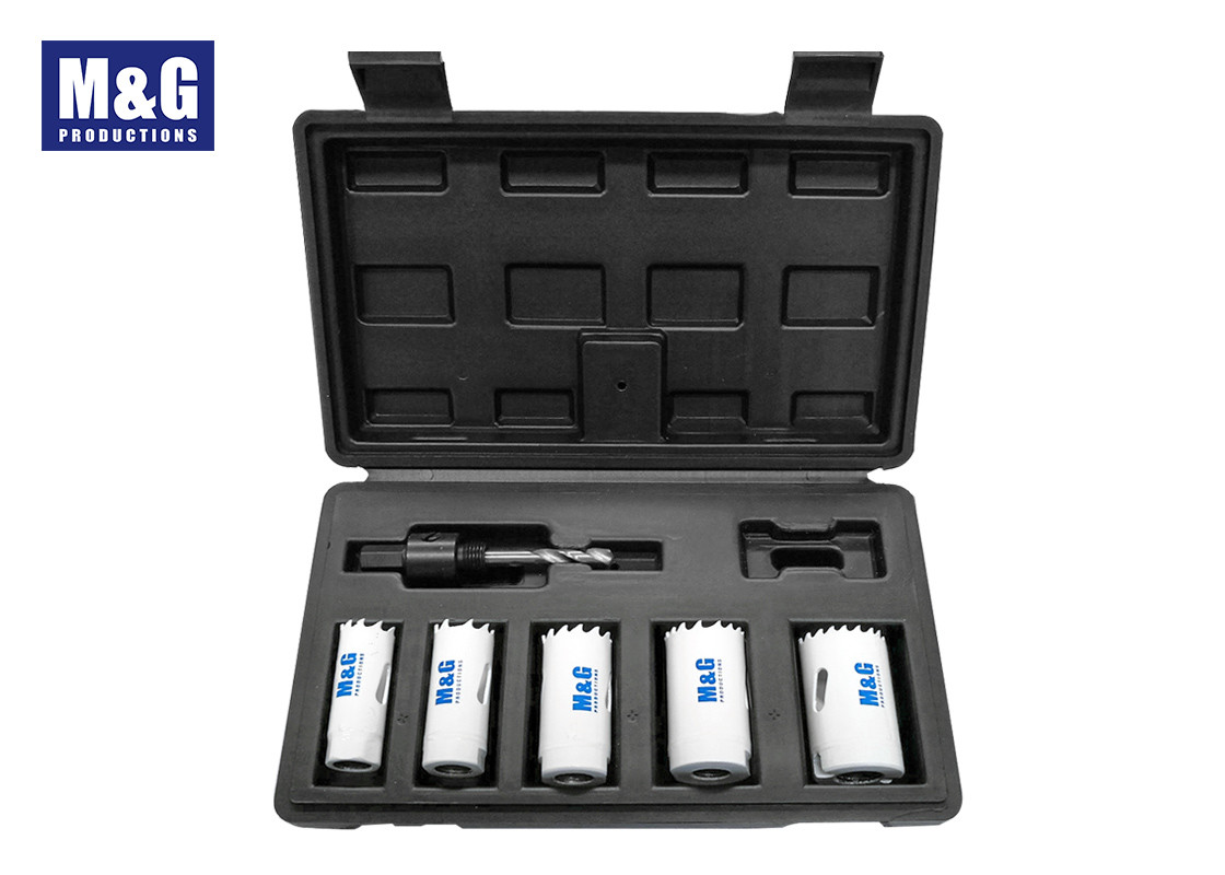 7 PCS Professional Drill Bit Set High Speed Steel Bi - Metal Holesaw Set