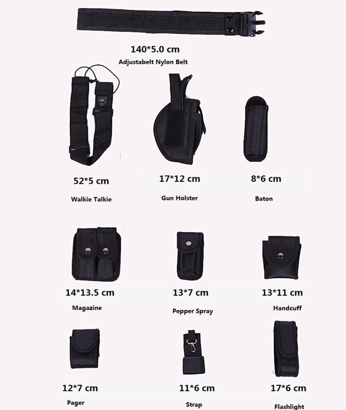 Law Enforcement Police Tactical Belt Battle Ready Construction Premium Composite Material