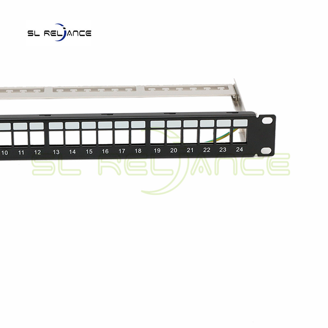Blank FTP Keystone Jack Patch Panel Cat5e Cat6 Cat6a Patch Panel 24 Port