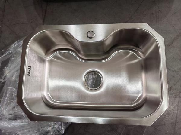 SUS304 Loft Kitchen Grade Stainless Steel Single Bowl Sink With Corrosion