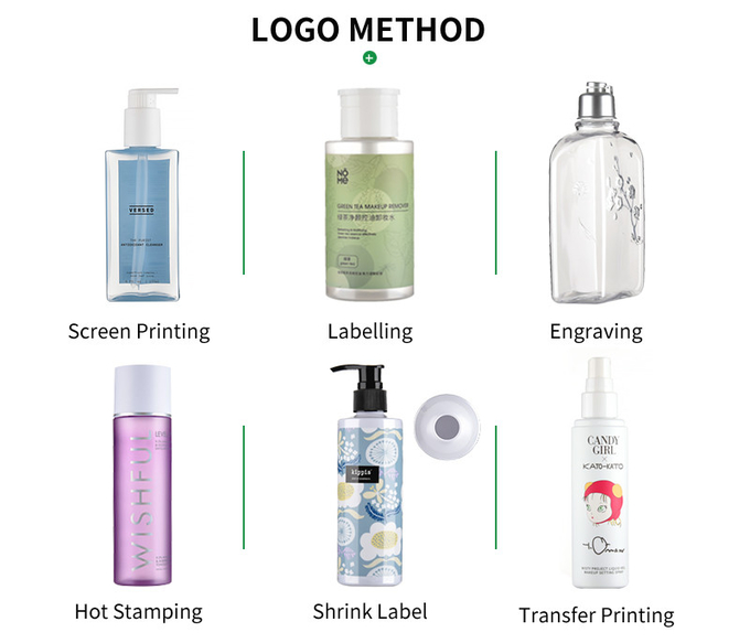 PET Plastic Cosmetic Bottles 200ML Black Free Sample For Cleansing Oil 1