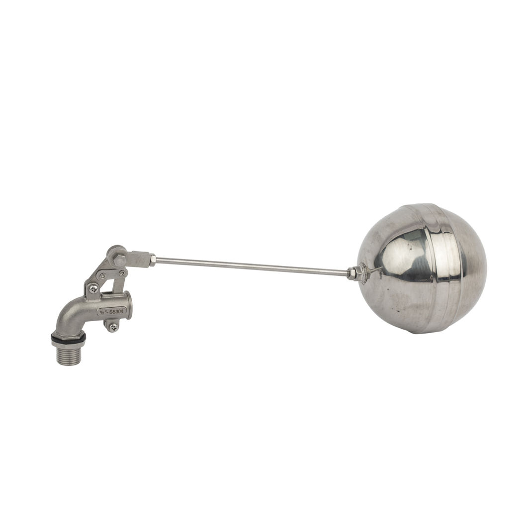 Shut off Equilibrium Stainless Steel Stem Lever Control Water Tank Float Valve
