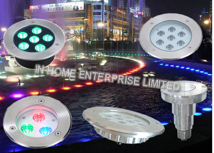 Outdoor 3w Ip68 Led Underwater Lights Rgb 12 Volt For Swimming Pools