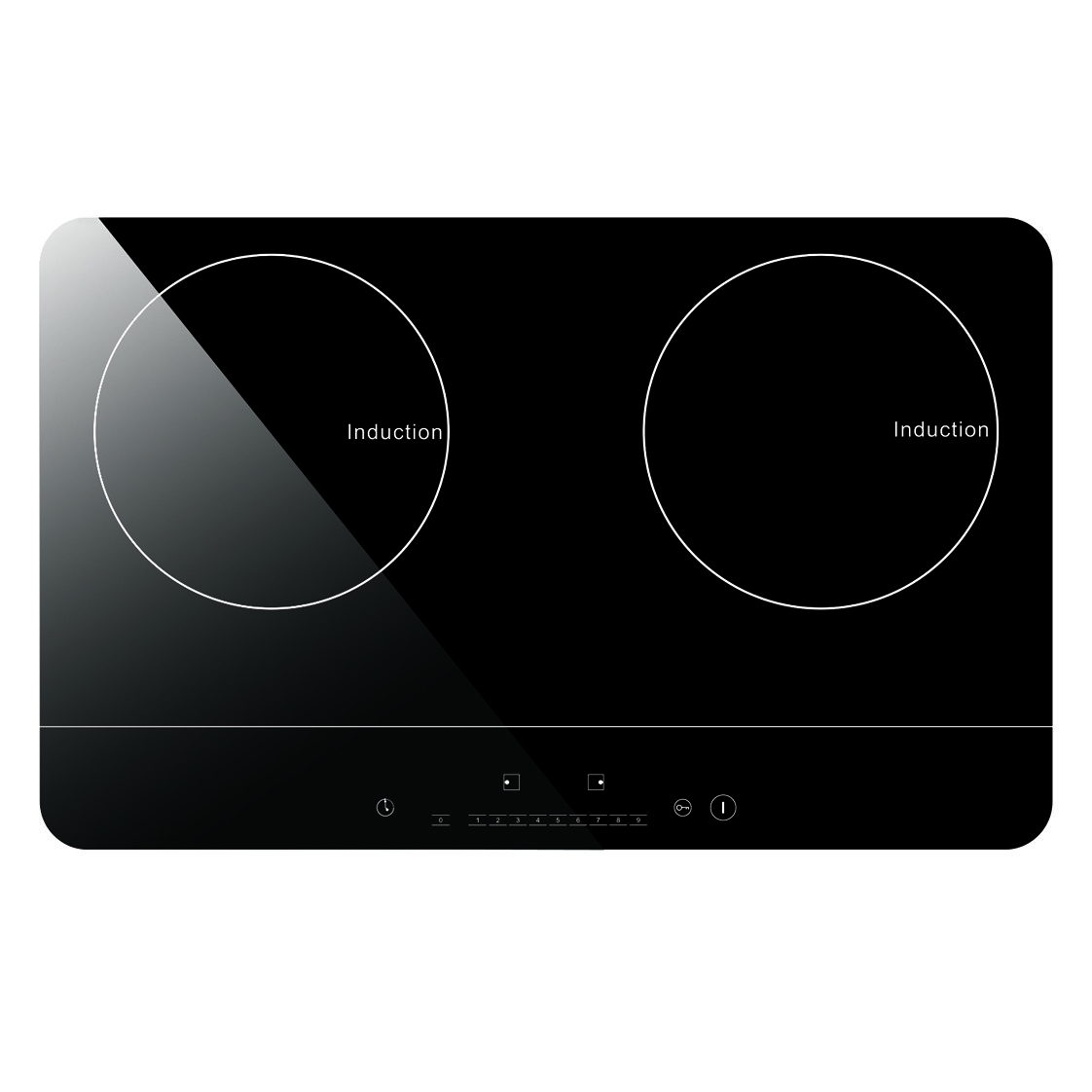 ODM Micro Crystal 240V Double Burner Induction Cooktop