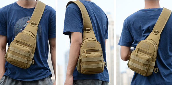 Manufacturers cross-border production of men's and women's general leisure chest bag cross-slung backpack travel is convenient