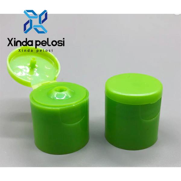 Polish Blue 24/410 PP Smooth Surface Cosmetic Flip Top Bottle Caps For Cream