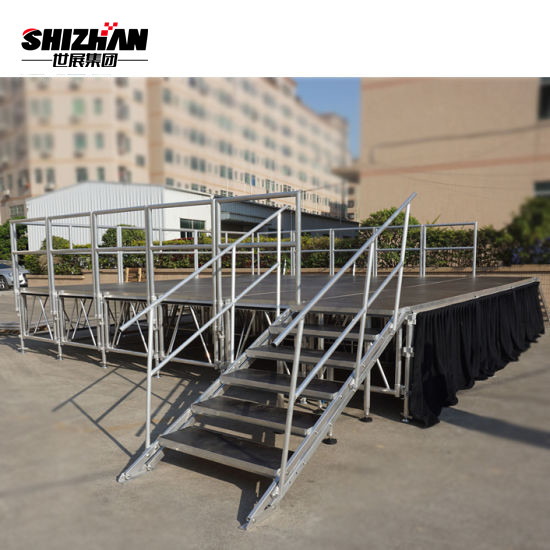 Outdoor Portable And Lightweight Aluminum Stage Platforms Of Load Bearing Safety