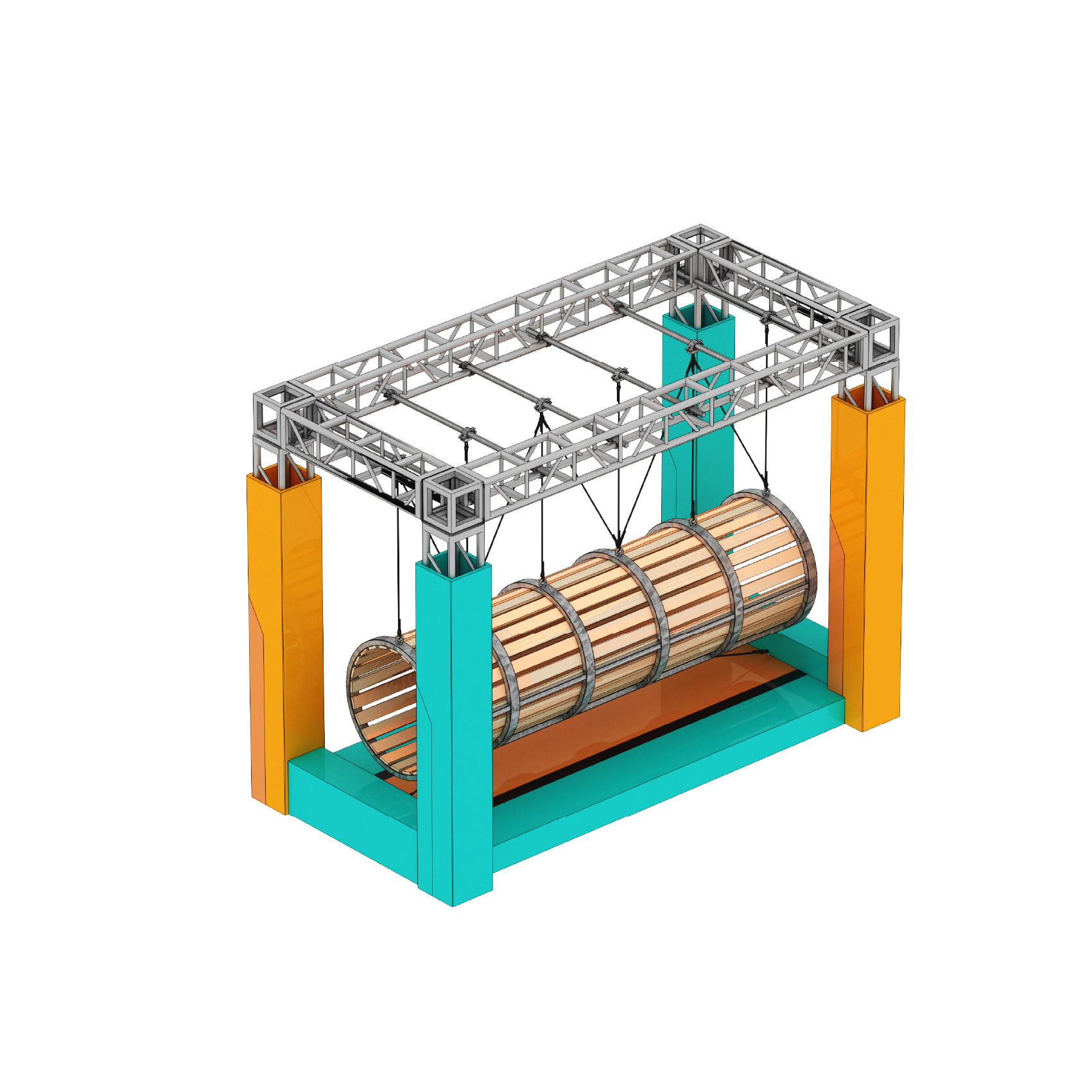 Custom Ninja Course Playground Equipment indoor playground obstacle course