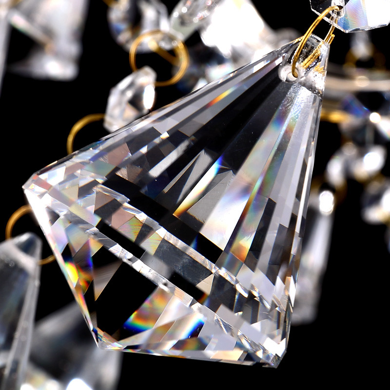 Gold tiny crystal chandelier Lighting Fixtures For Home Project Pendant Lamp （WH-CY-157)