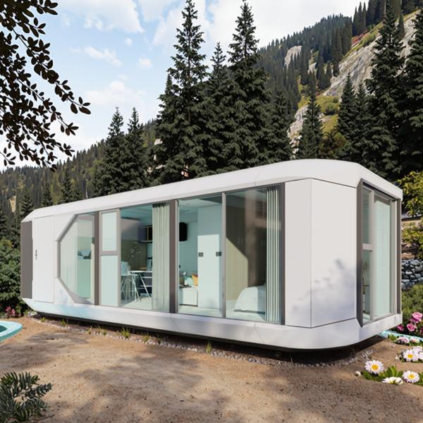 Intelligent Prefabricated Steel Mobile Capsule House / Capsule Cabin House