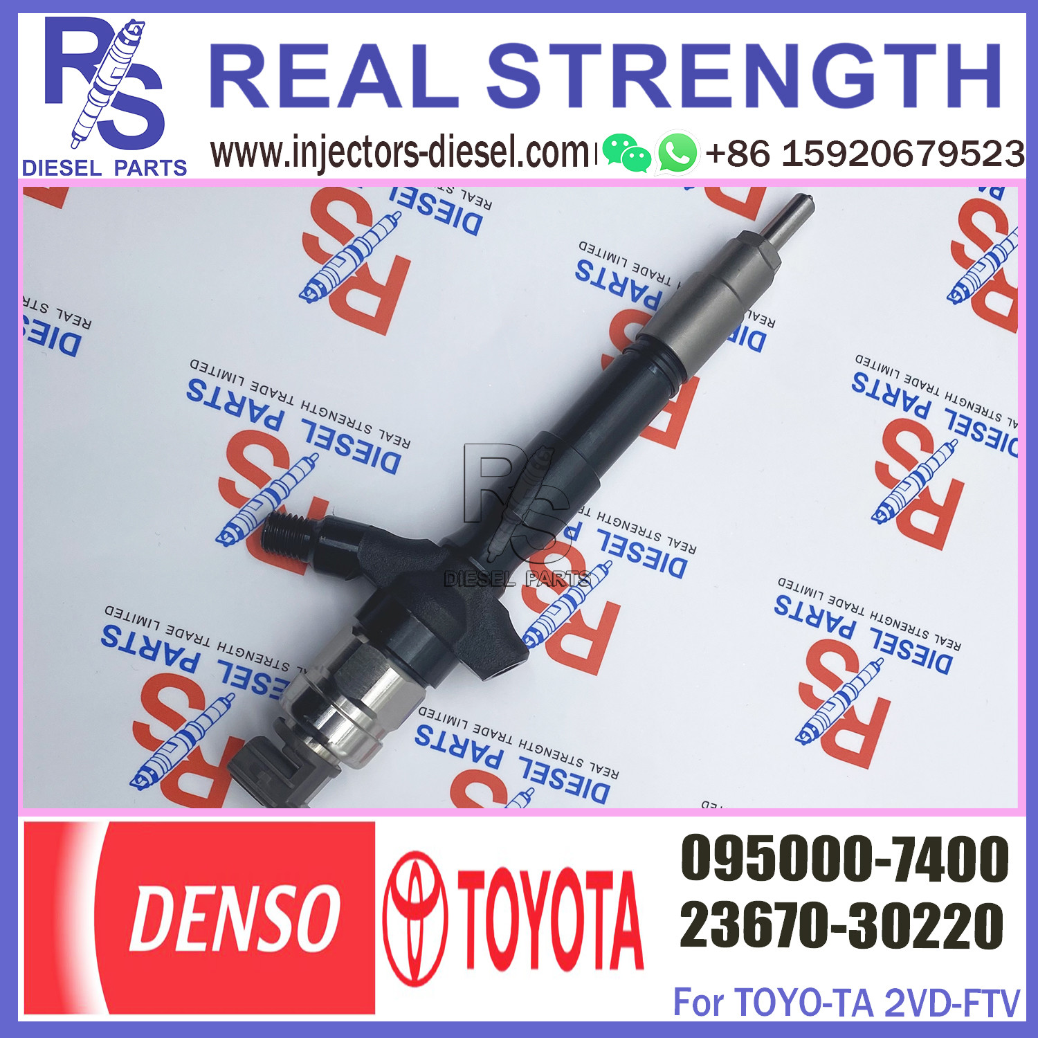 0950007400 Common Rail Diesel Injectors 095000-7400 Unit Injector 095000 7400 For Toyota Hilux