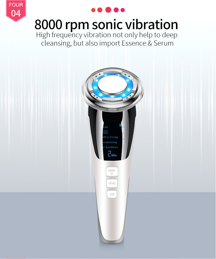 Galvanic Massage 2 In 1 EMS Facial Machine For Home Use