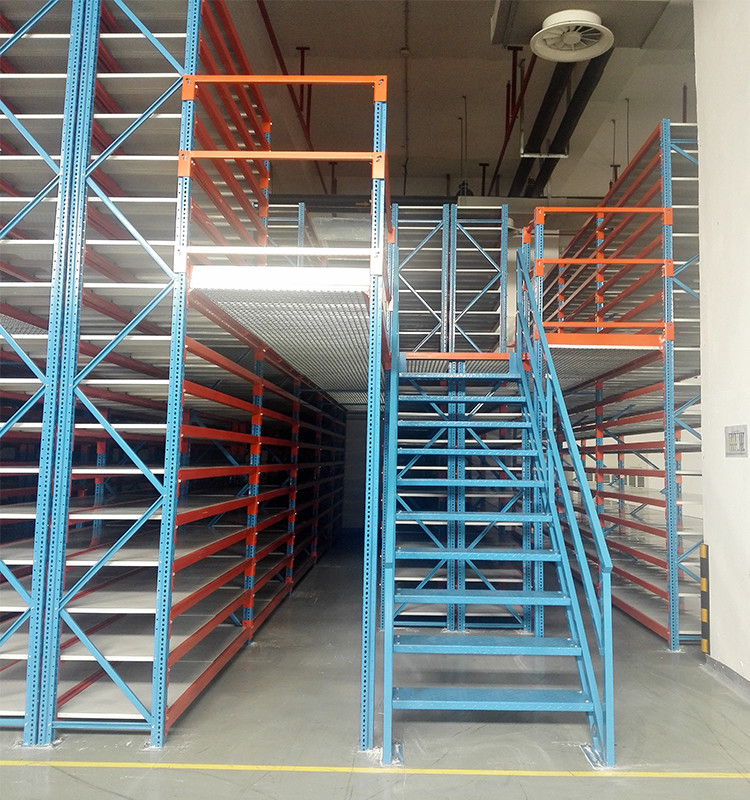 Medium - Duty Attic Rack Supported Mezzanine Floor For Warehouse / Factory