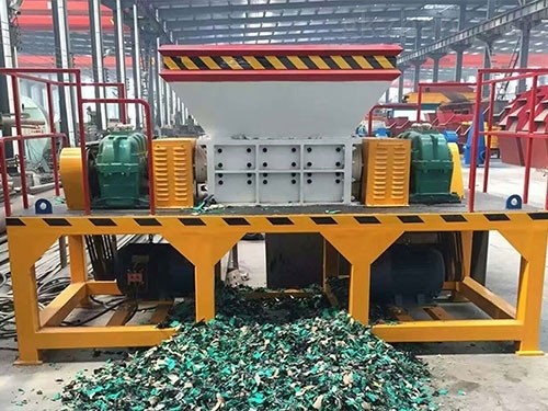 Double Shaft Cars Tire Metal Shredder Machine Two Shaft Shredder