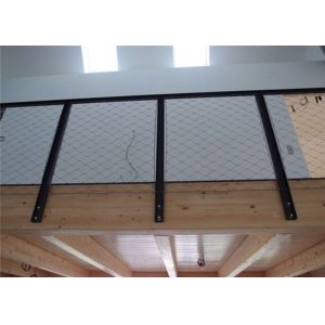 25*25mm Architectural Wire Mesh Balustrade Infill Cable Netting Staircase Using