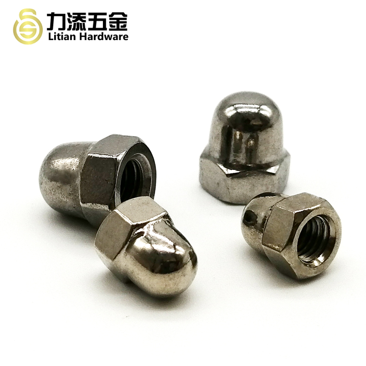 Hexagon Stainless Steel Acorn Nuts The First Class NFE Standard